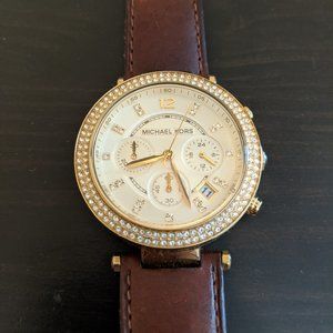 Michal Kors MK2249 Parker Gold Dial Women's Watch